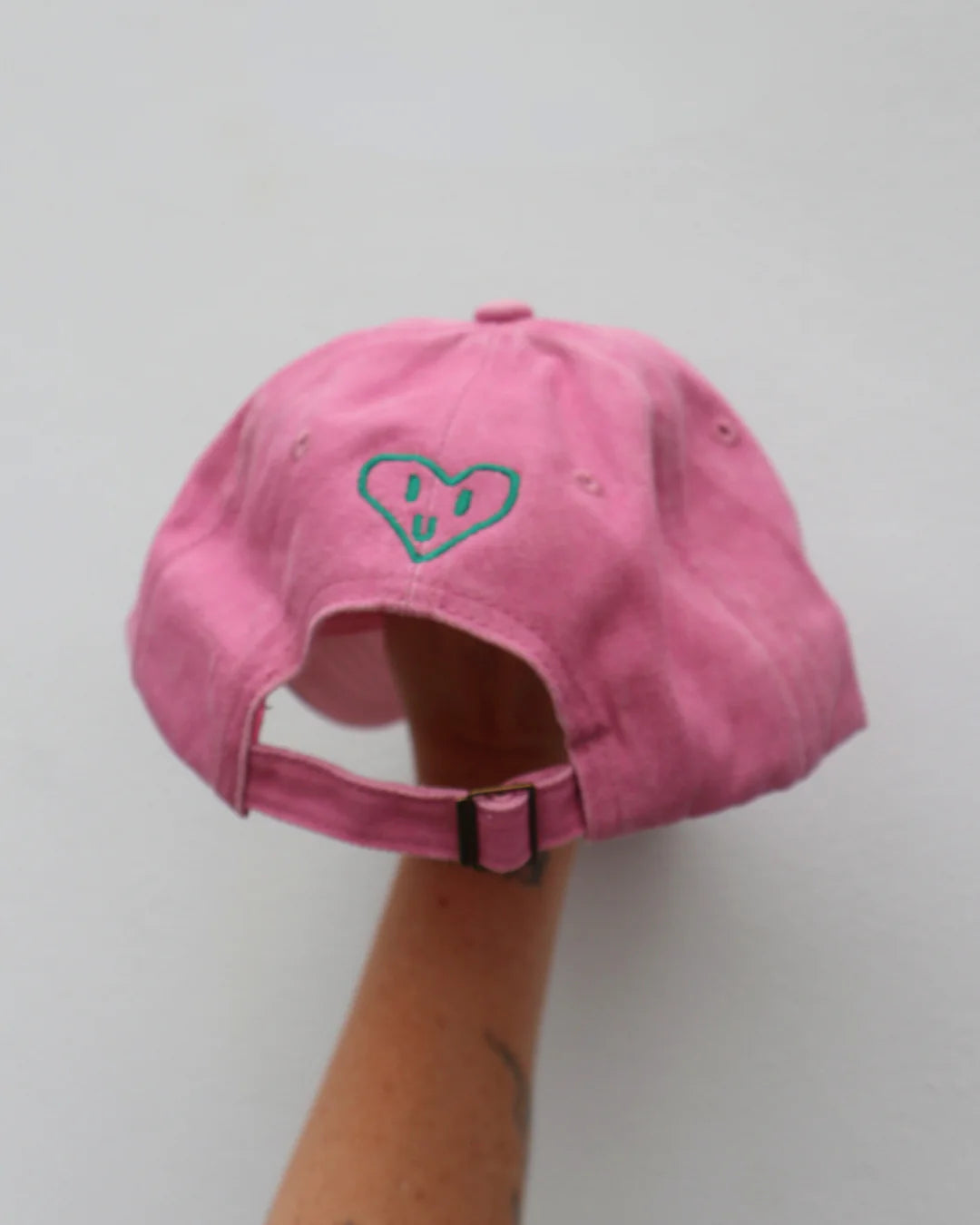 Heart Full Adult Cap - Pink