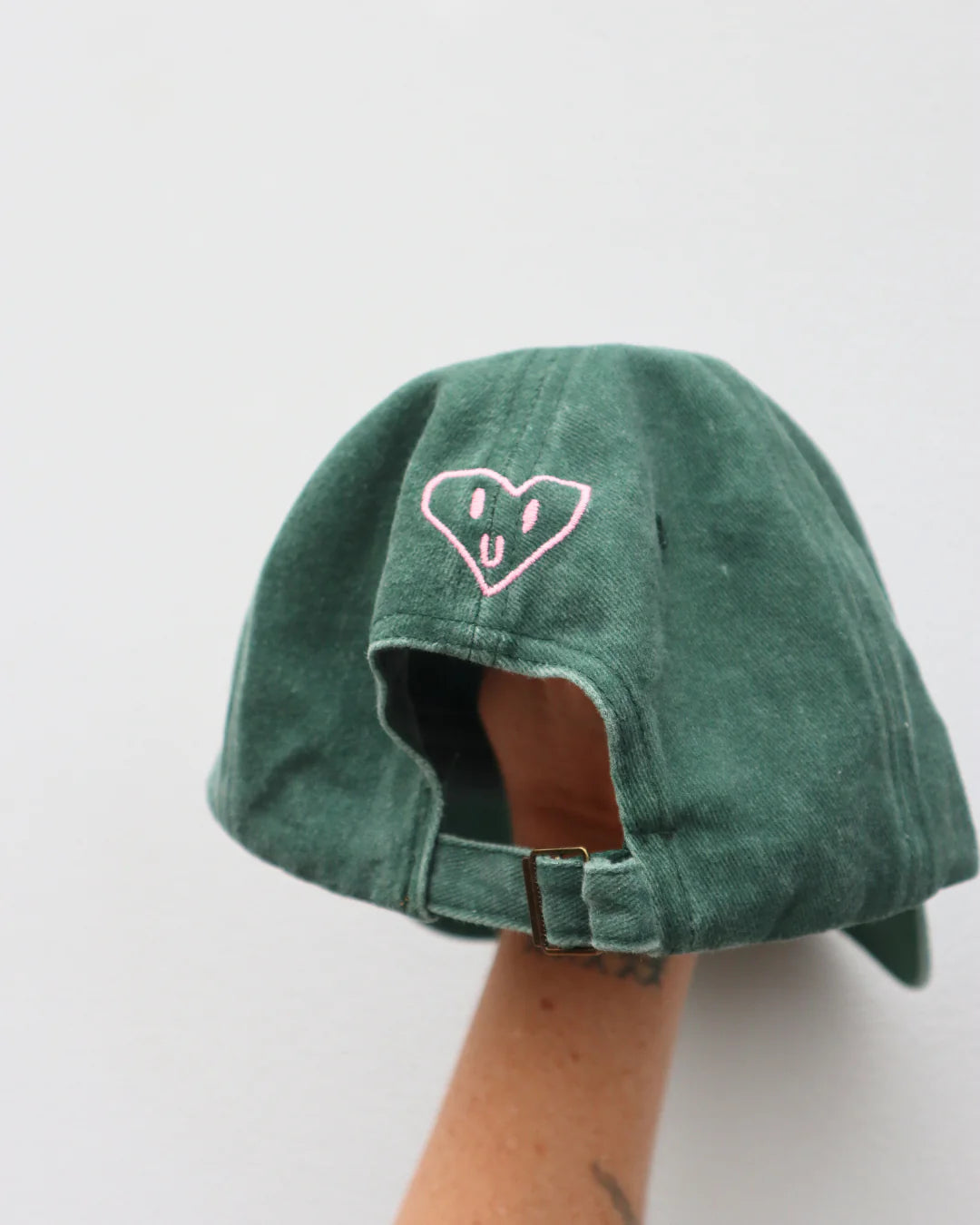 Heart Full Adult Cap - Green