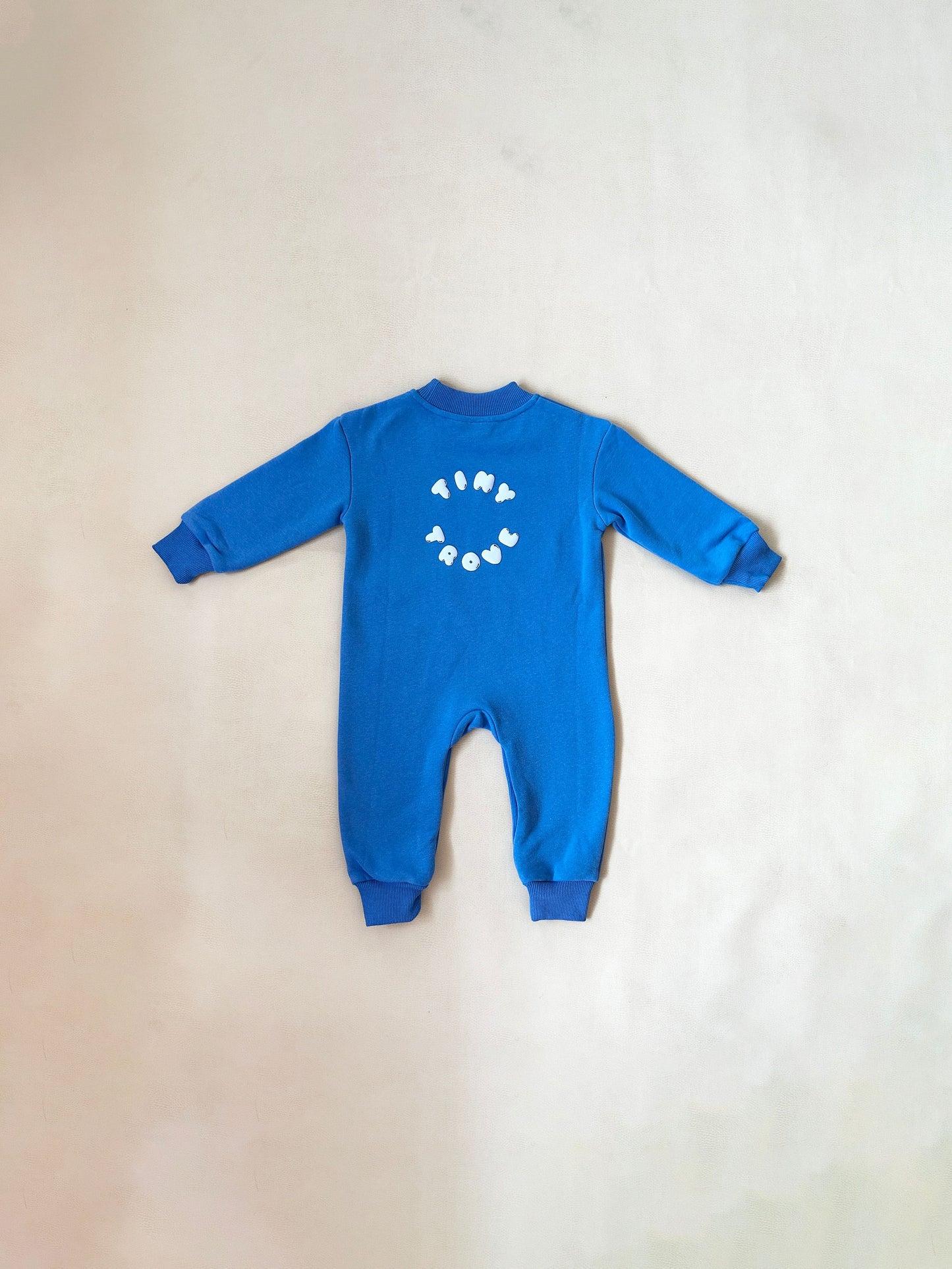 Otto Puff Circle Logo Romper - Ocean