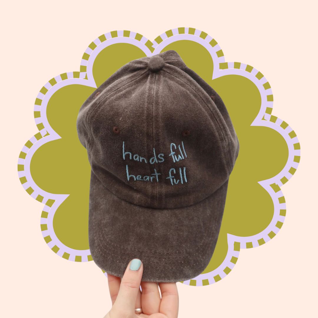 Heart Full Adult Cap - Cocoa
